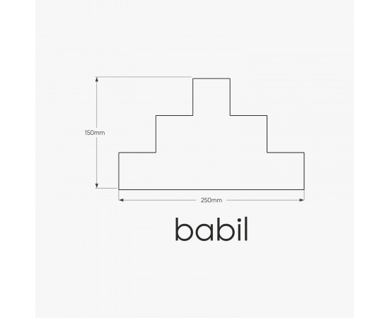 Babil - Betonni Creative 1.10m² - 1 Kutu
